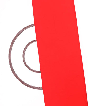 Red Colour Plain Rayon Fabric